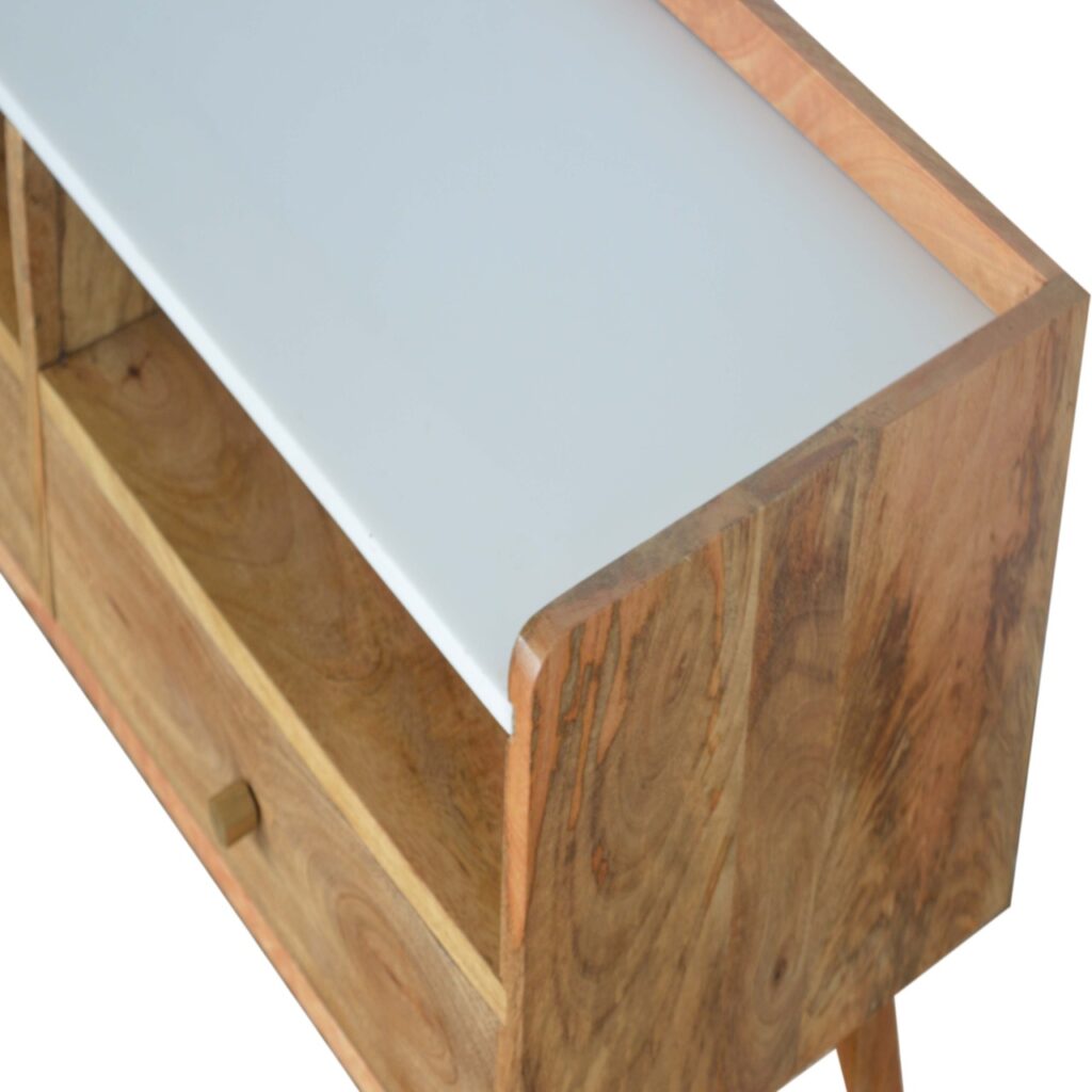 White Marble Top Media Unit - Image 5