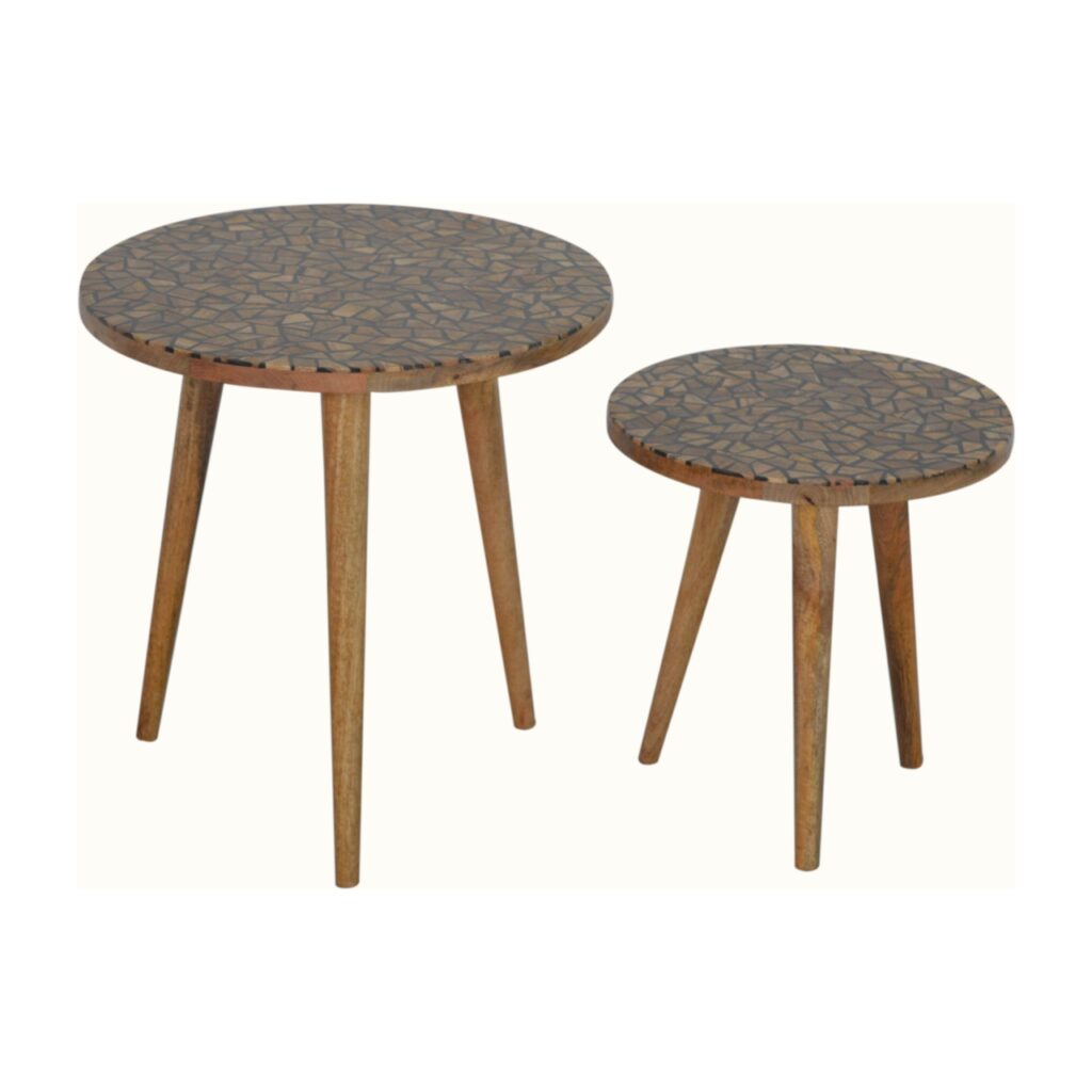 Tree Trunk Footstool Set of 2 - Image 3