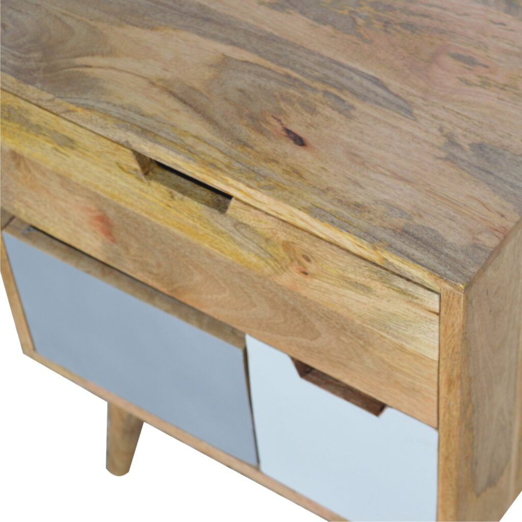 Removeable Grey and White Bedside - Image 5