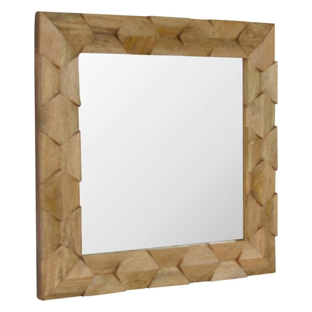 Pineapple Carve Square Mirror - Image 2