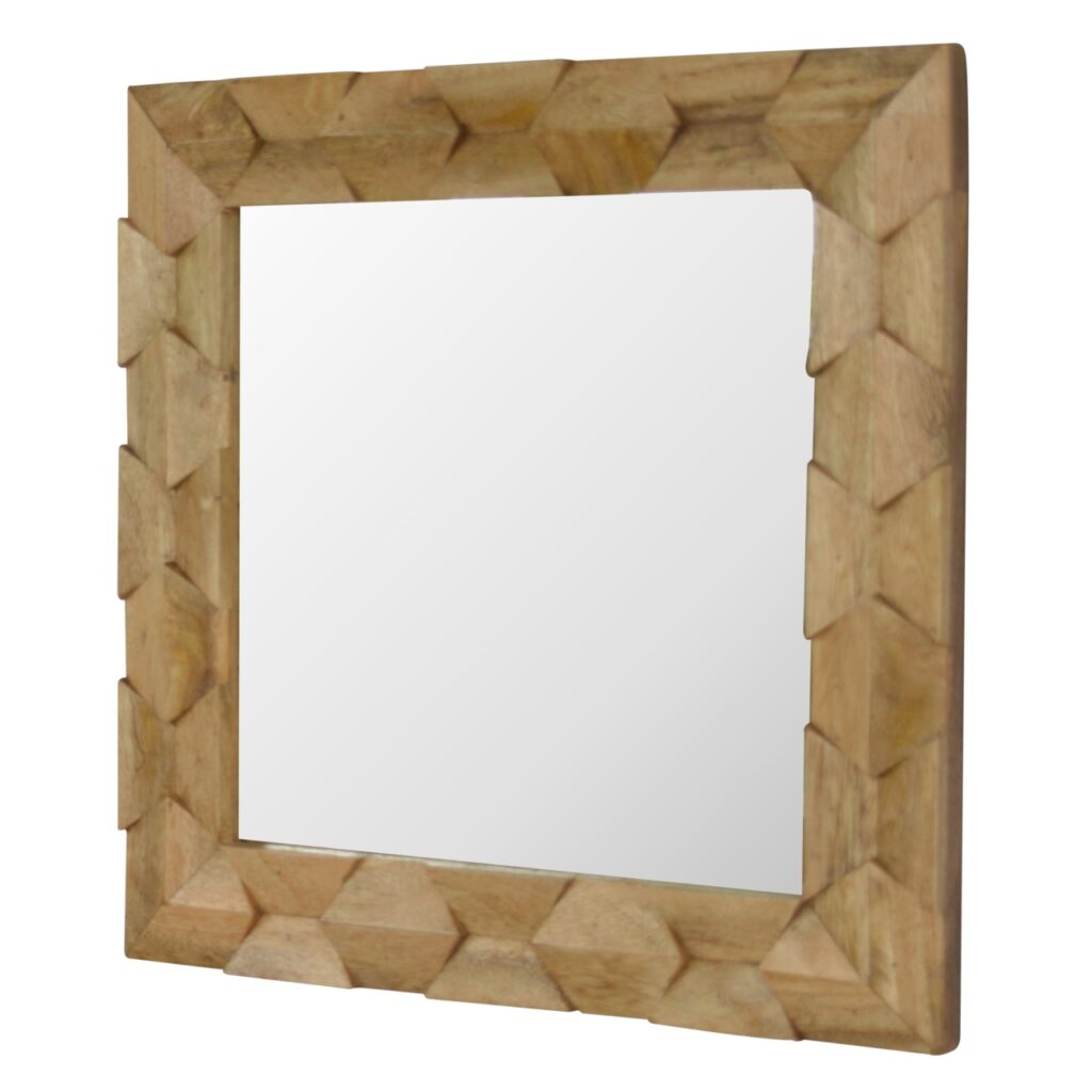 Pineapple Carve Square Mirror - Image 4