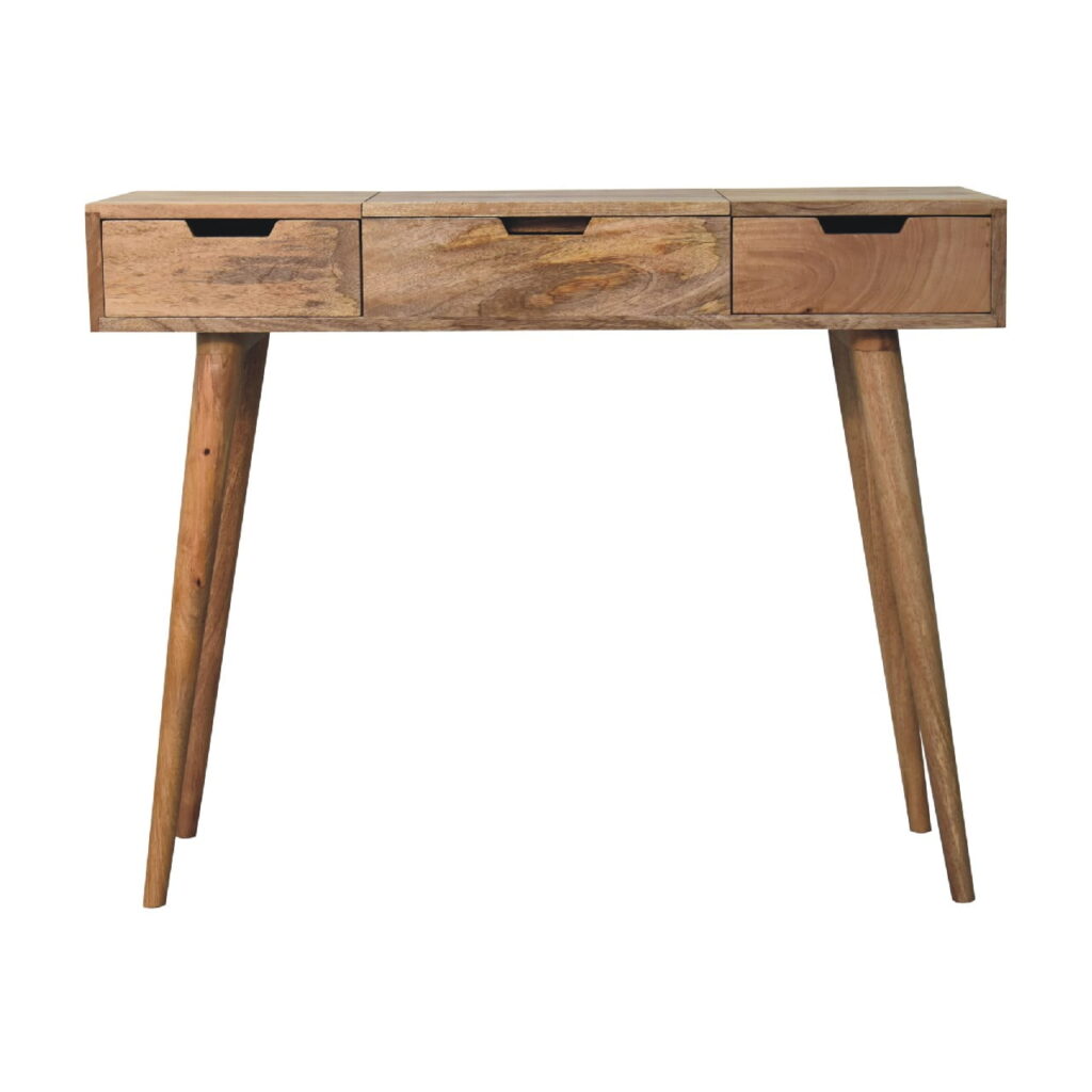 Oak-ish Dressing Table - Image 2