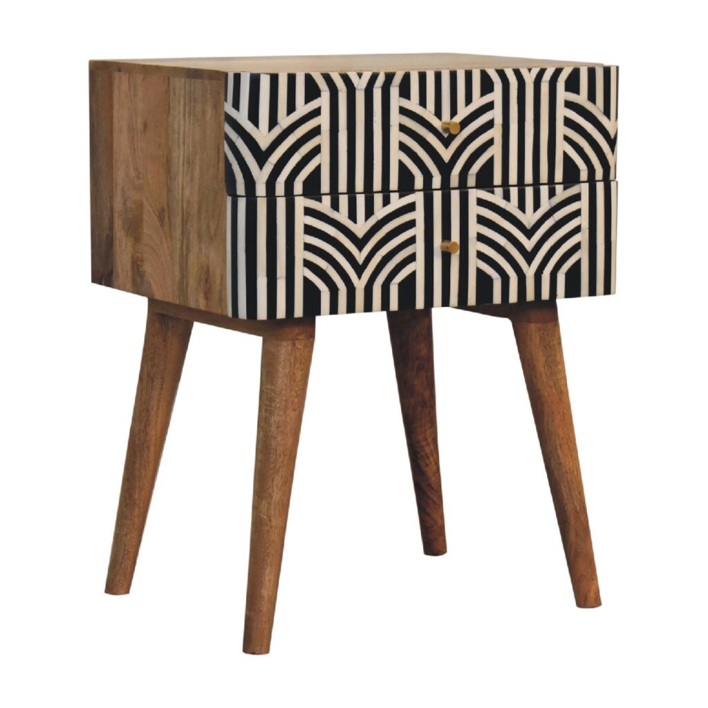 Edessa Bone Inlay Bedside - Image 4