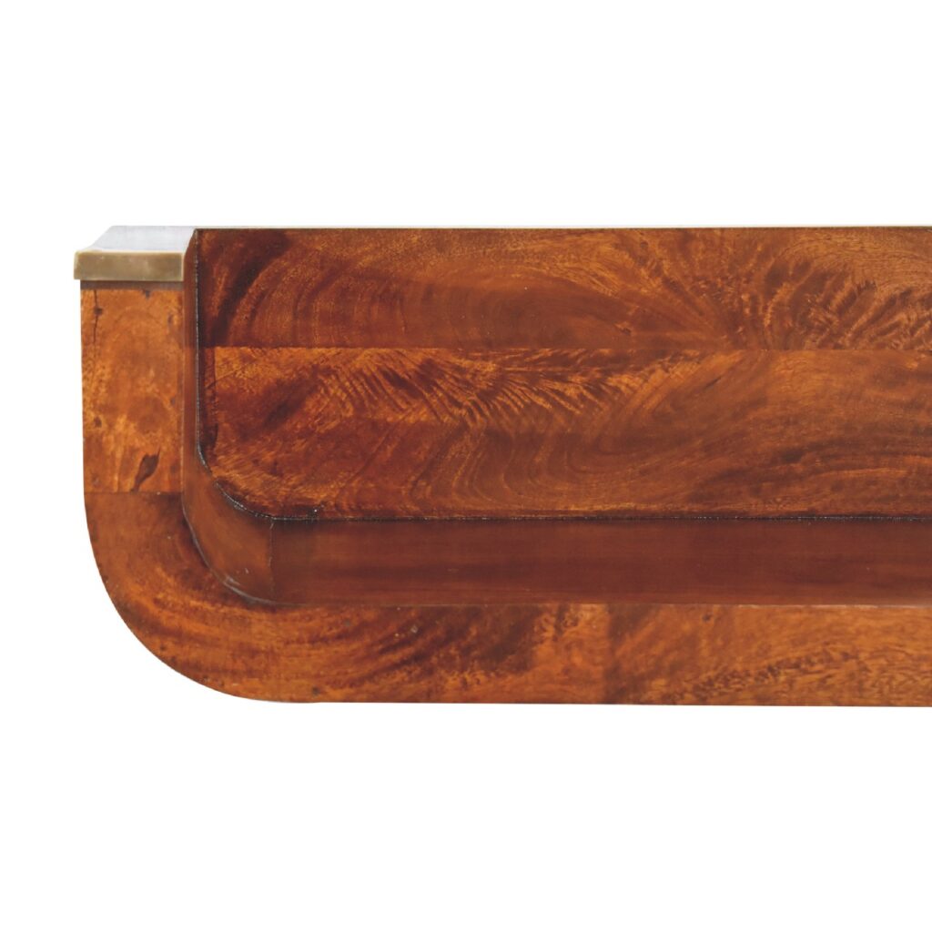 Indira Chestnut Floating Console - Image 7