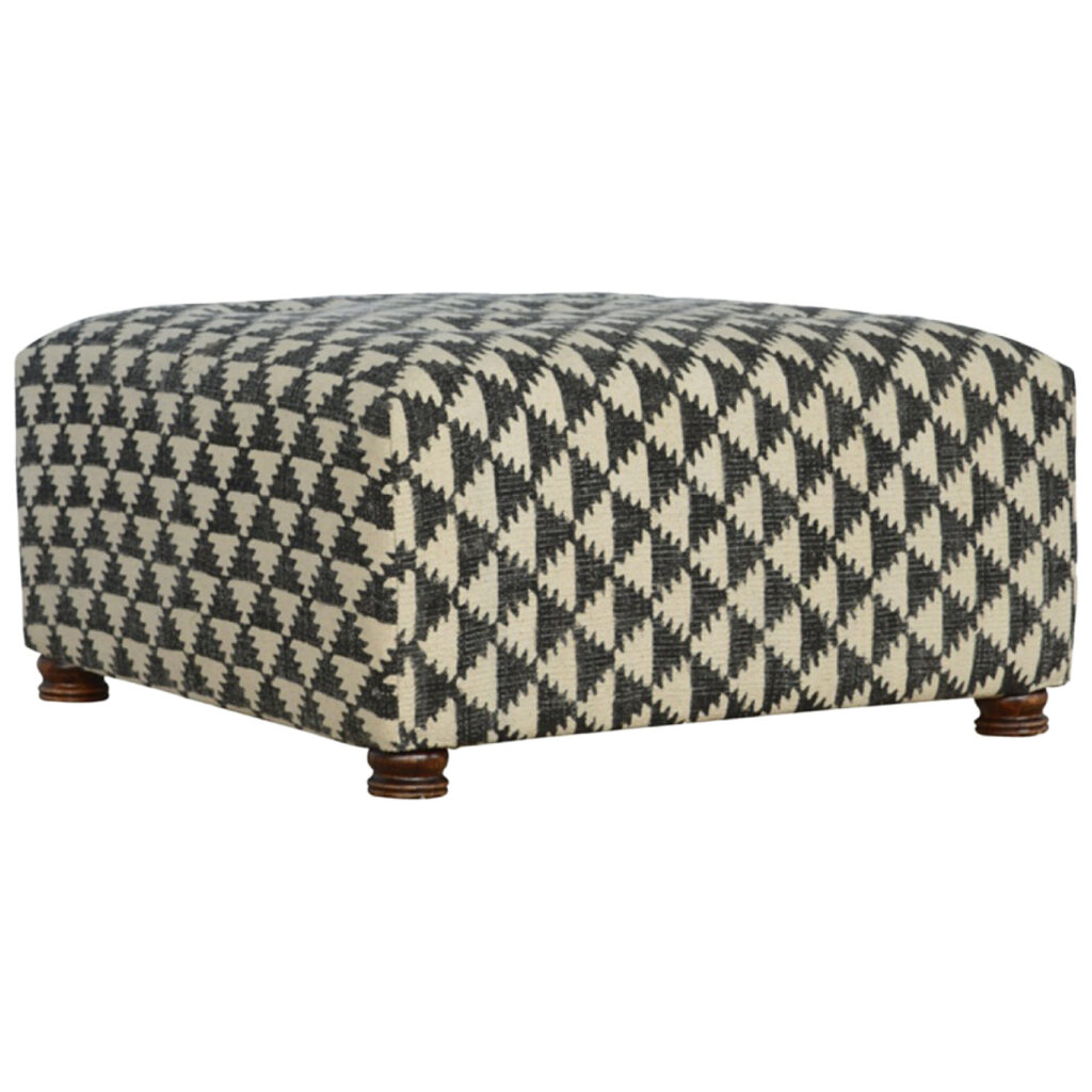 Jute Occasional Footstool - Image 3