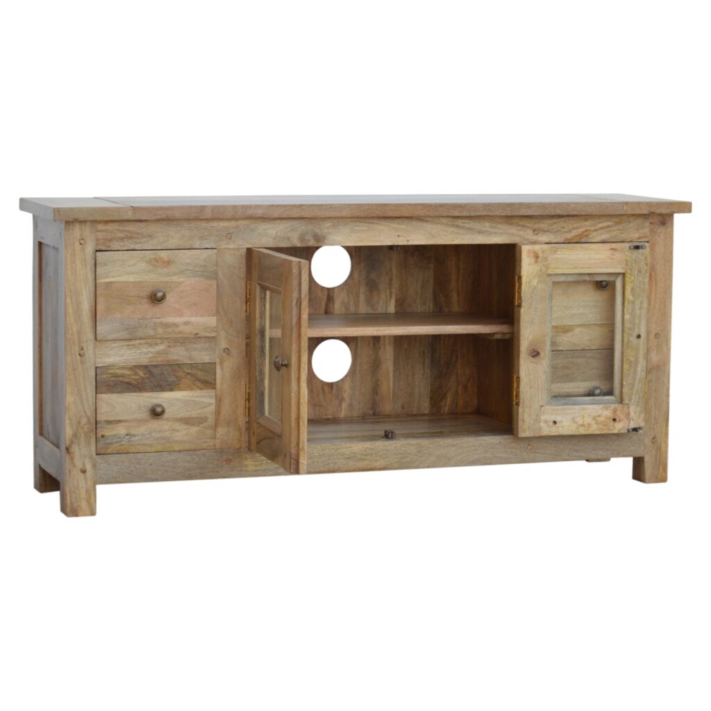 Granary Glazed 4 Drawer TV Unit - Image 6