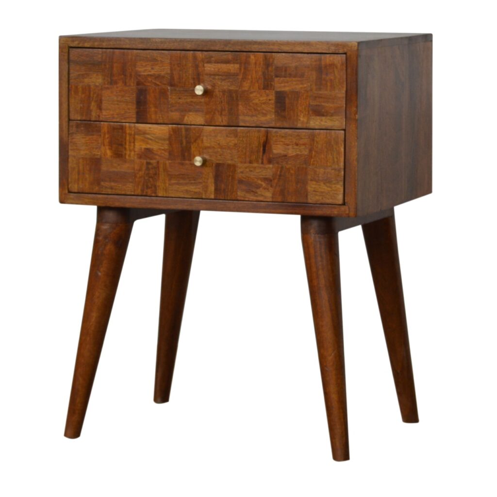 Varied Chestnut Bedside - Image 3