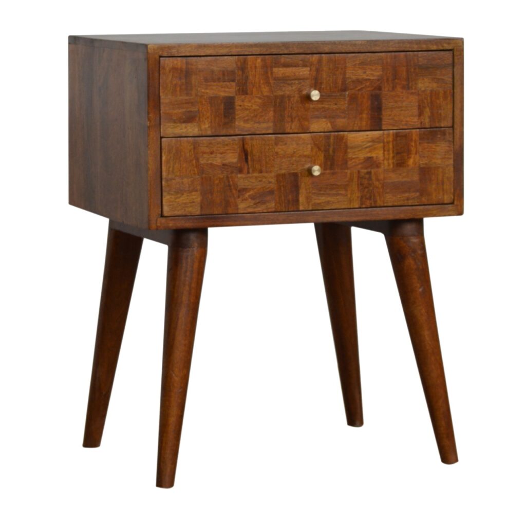 Varied Chestnut Bedside - Image 4