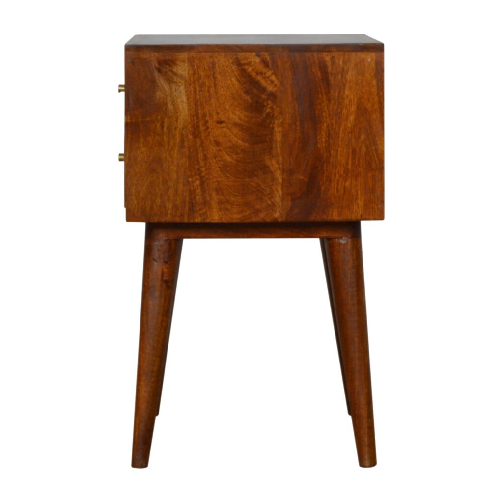 Varied Chestnut Bedside - Image 9