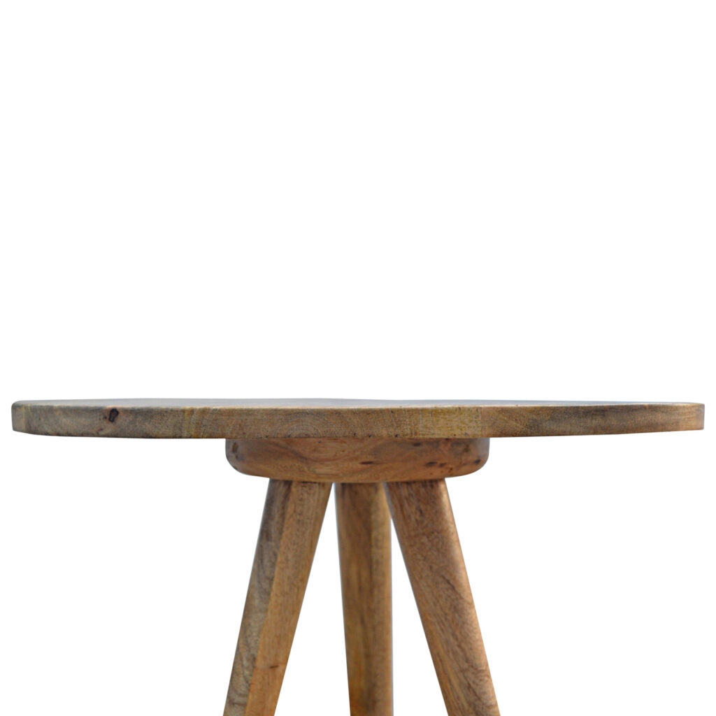 Triangular Accent Tripod Stool - Image 2