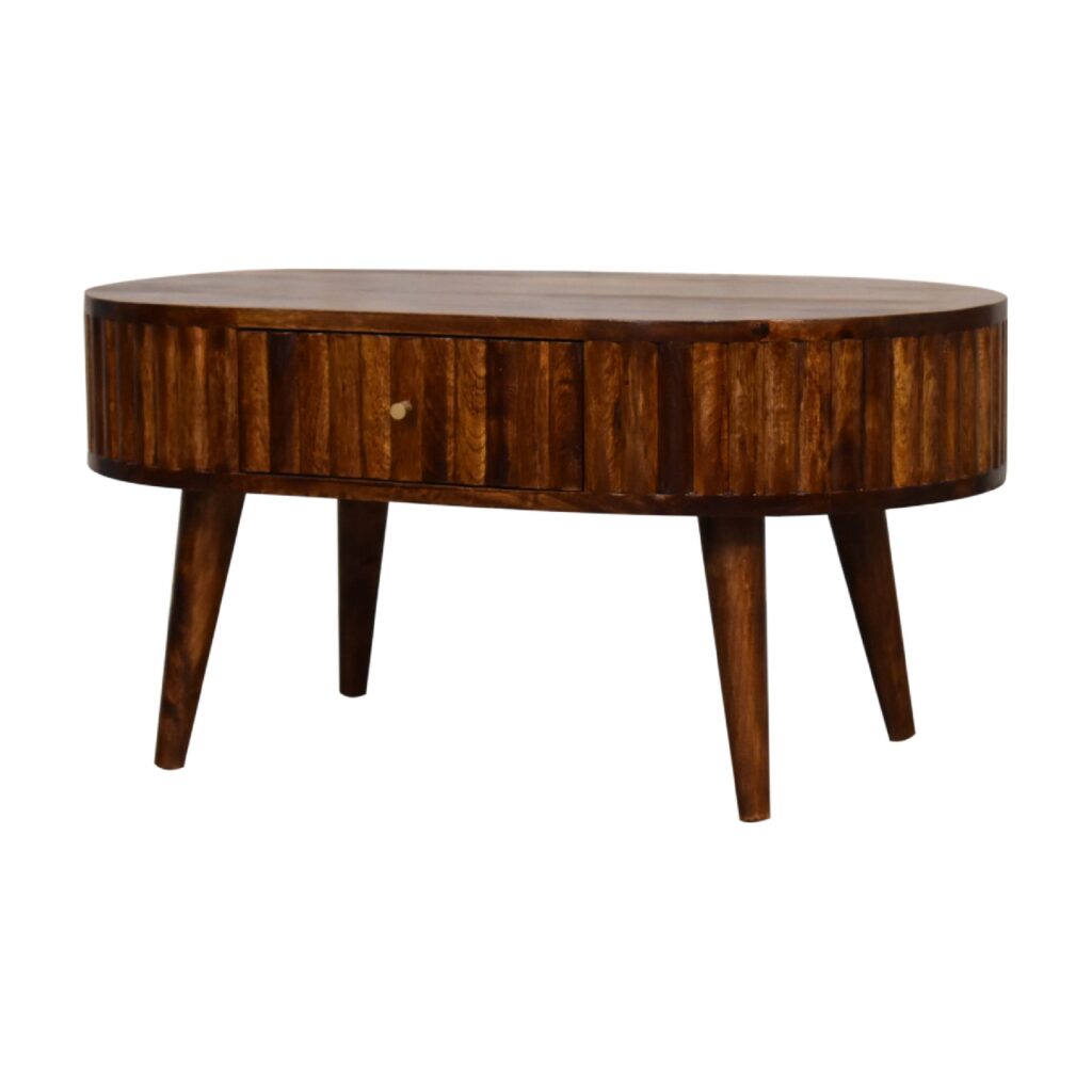 Stripe Chestnut Coffee Table - Image 3