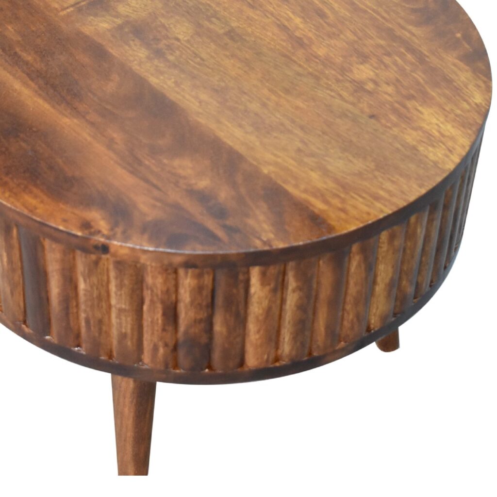 Stripe Chestnut Coffee Table - Image 5