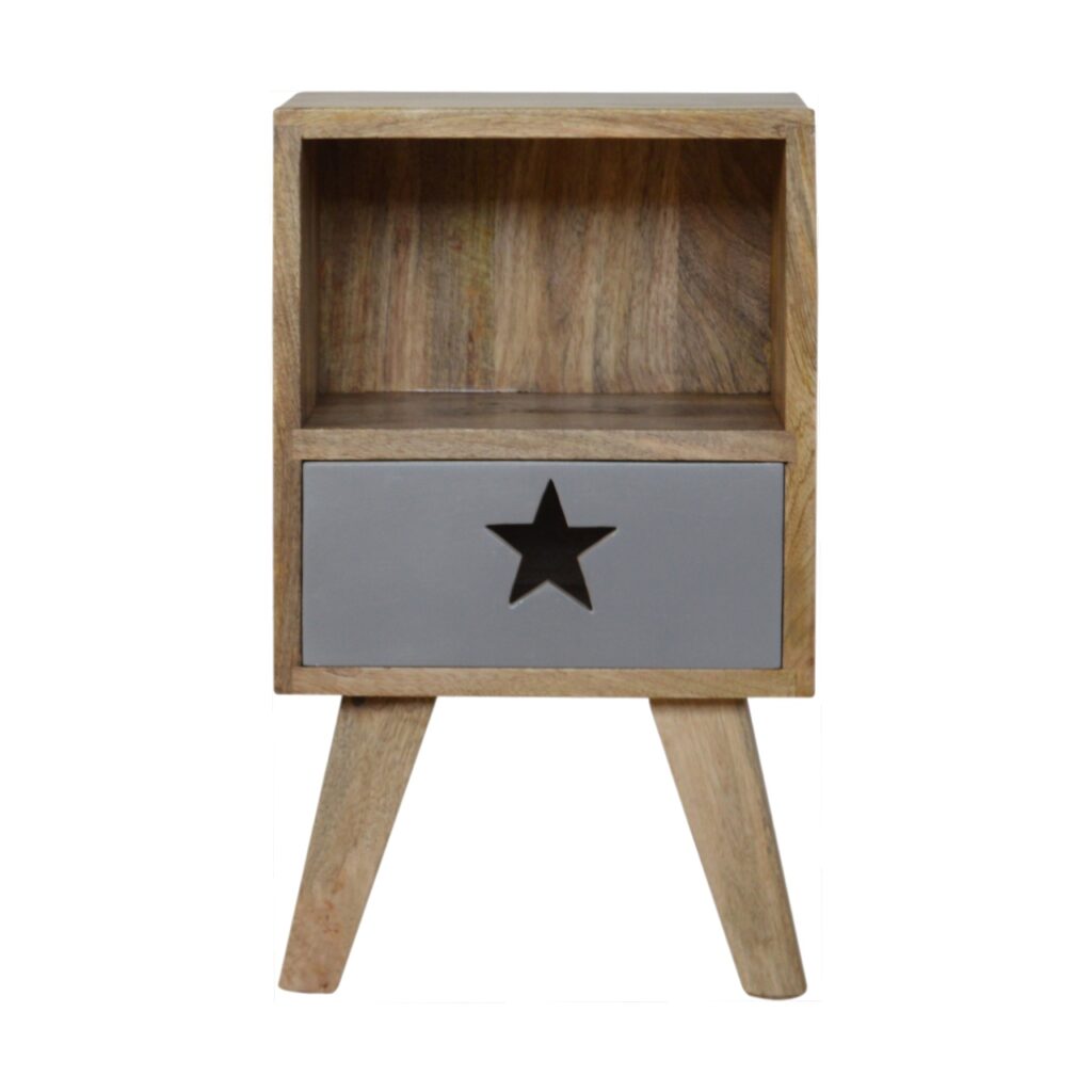 Small Star Painted Bedside - Image 2