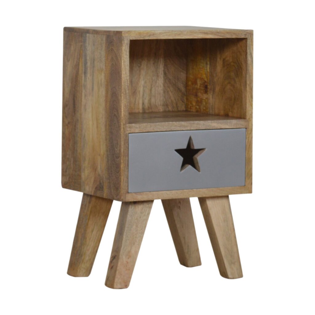 Small Star Painted Bedside - Image 3