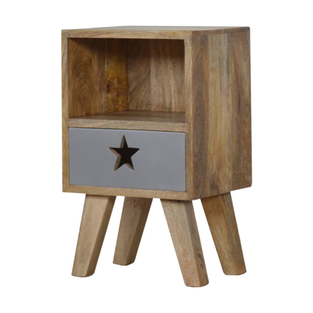 Small Star Painted Bedside - Image 4