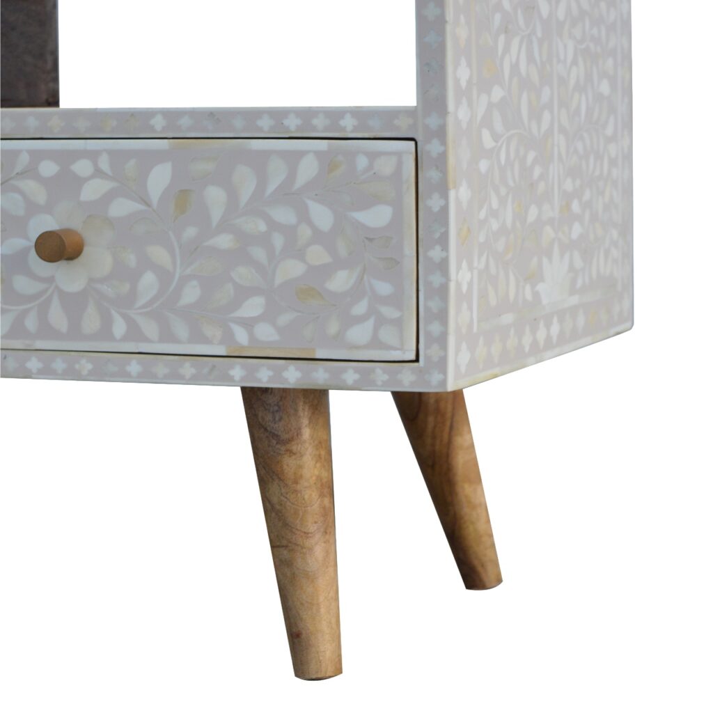 Floral Bone Inlay Media Unit - Image 7