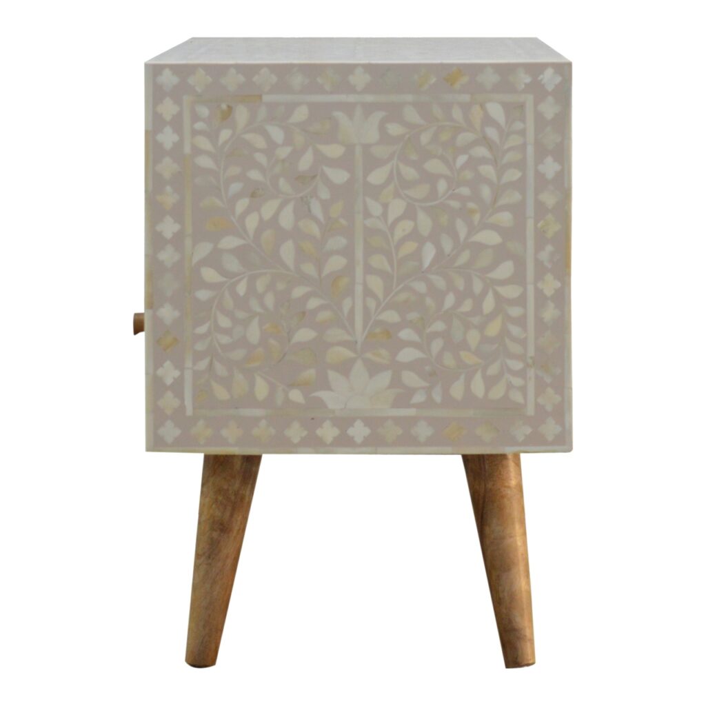 Floral Bone Inlay Media Unit - Image 8