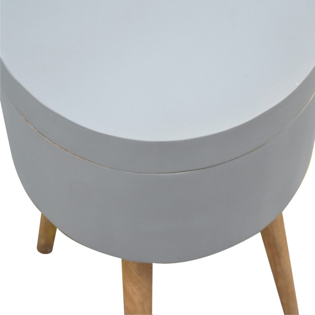 Grey Painted End Table - Image 4