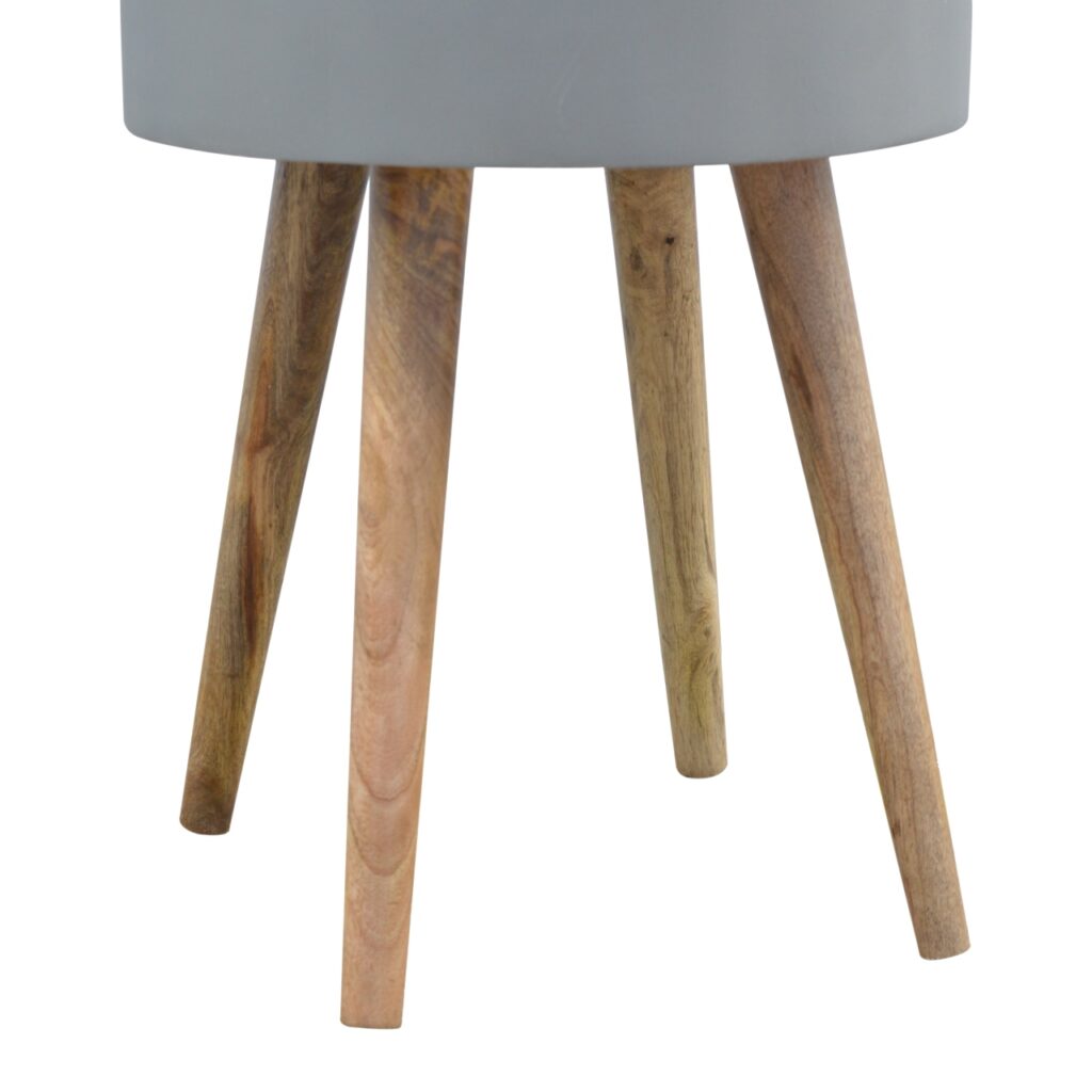 Grey Painted End Table - Image 7