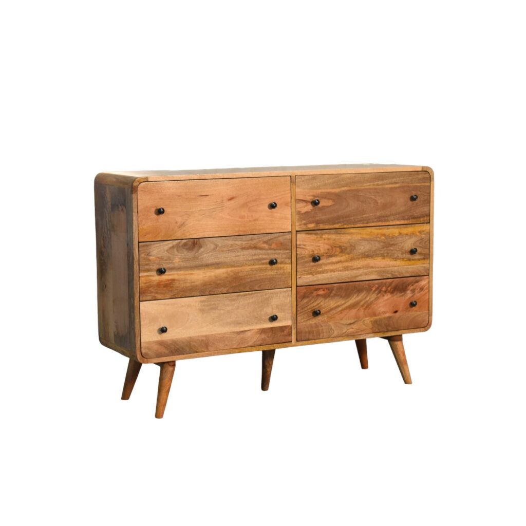 Large Curved Oak-ish Chest - Image 3