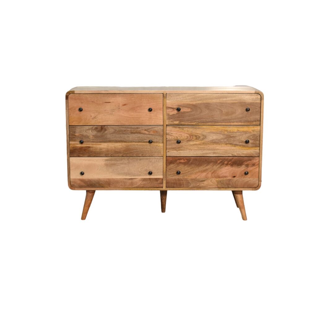 Large Curved Oak-ish Chest - Image 2