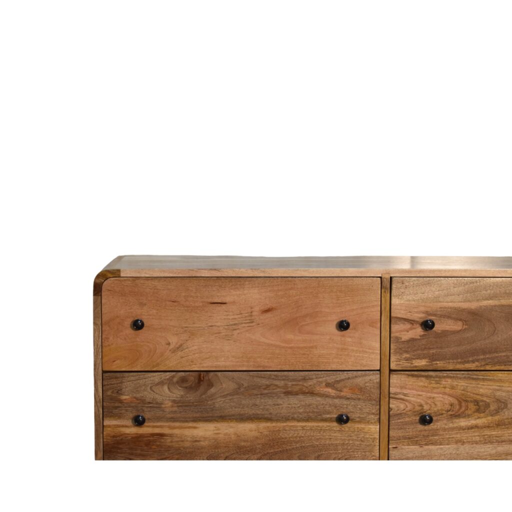 Large Curved Oak-ish Chest - Image 6