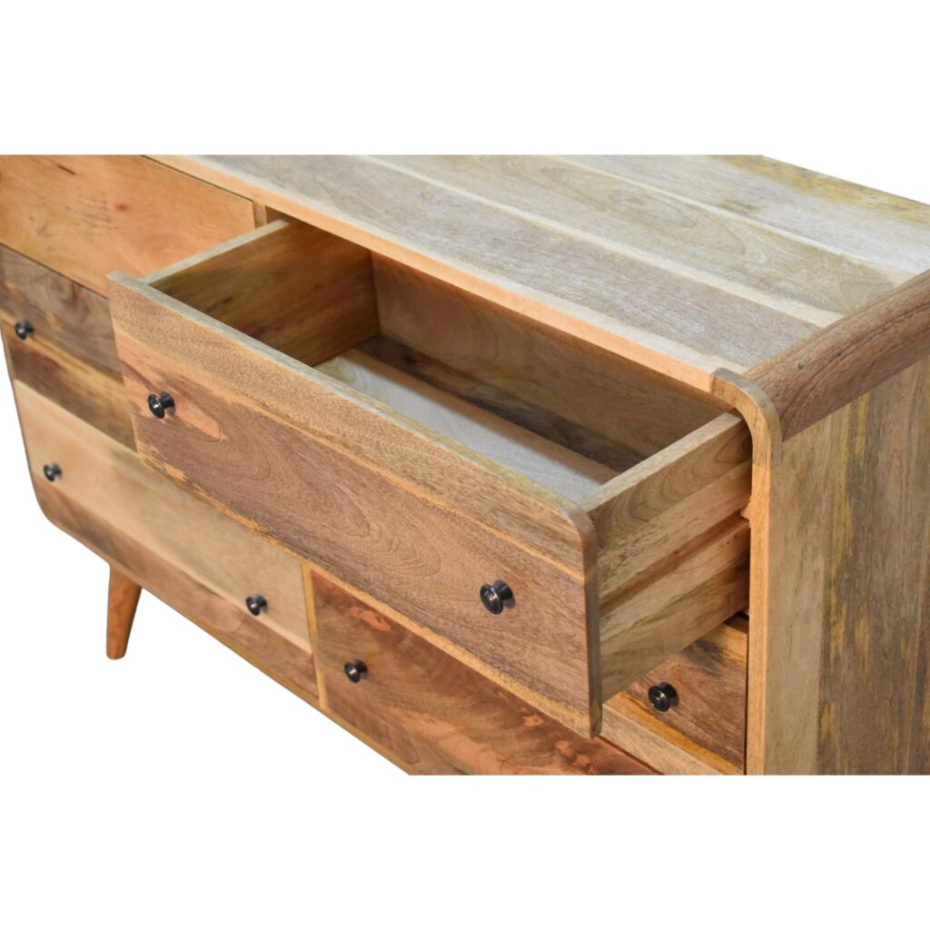 Large Curved Oak-ish Chest - Image 7