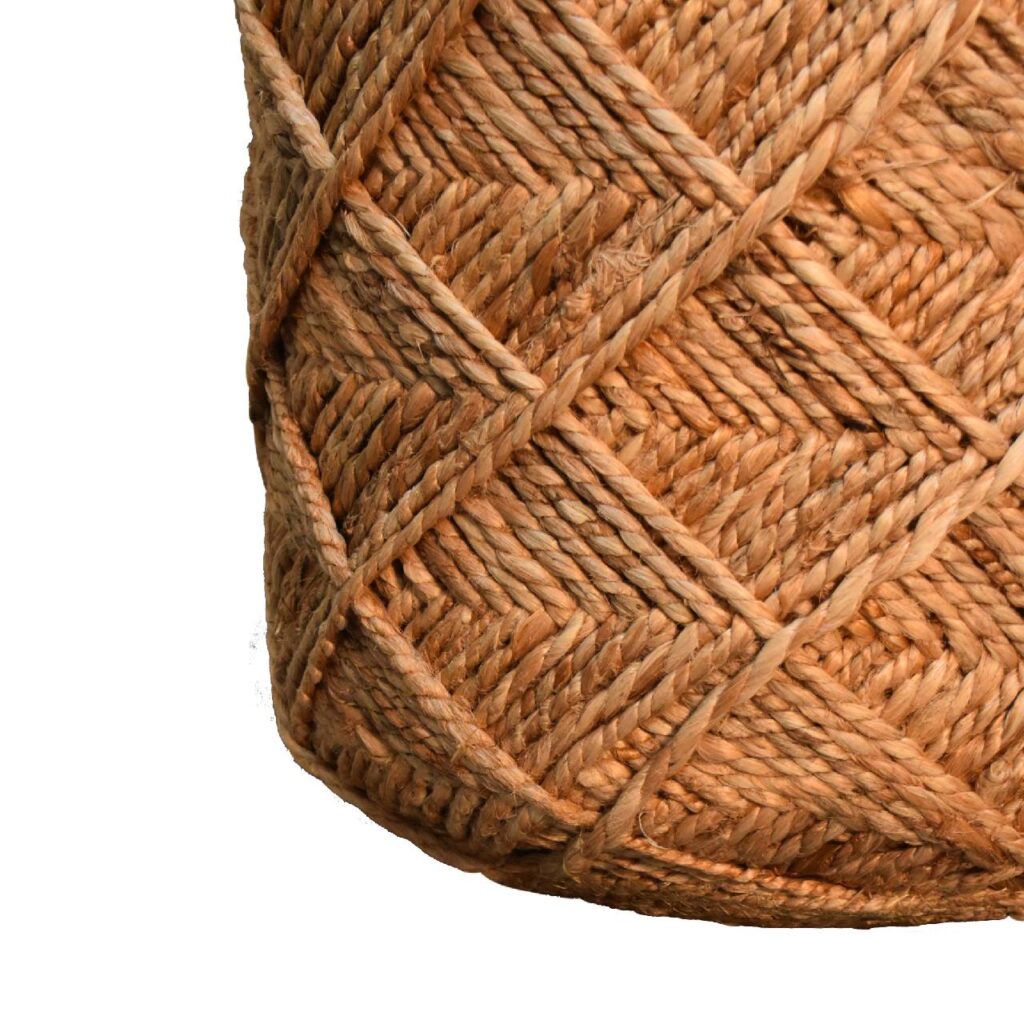 Jute Fibre Footstool - Small - Image 6