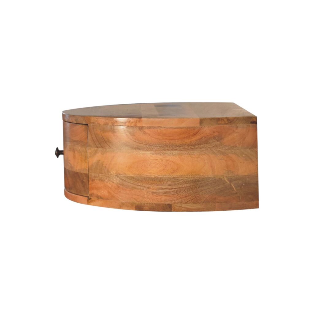 Large Wall Mounted Rounded Bedside - Image 8