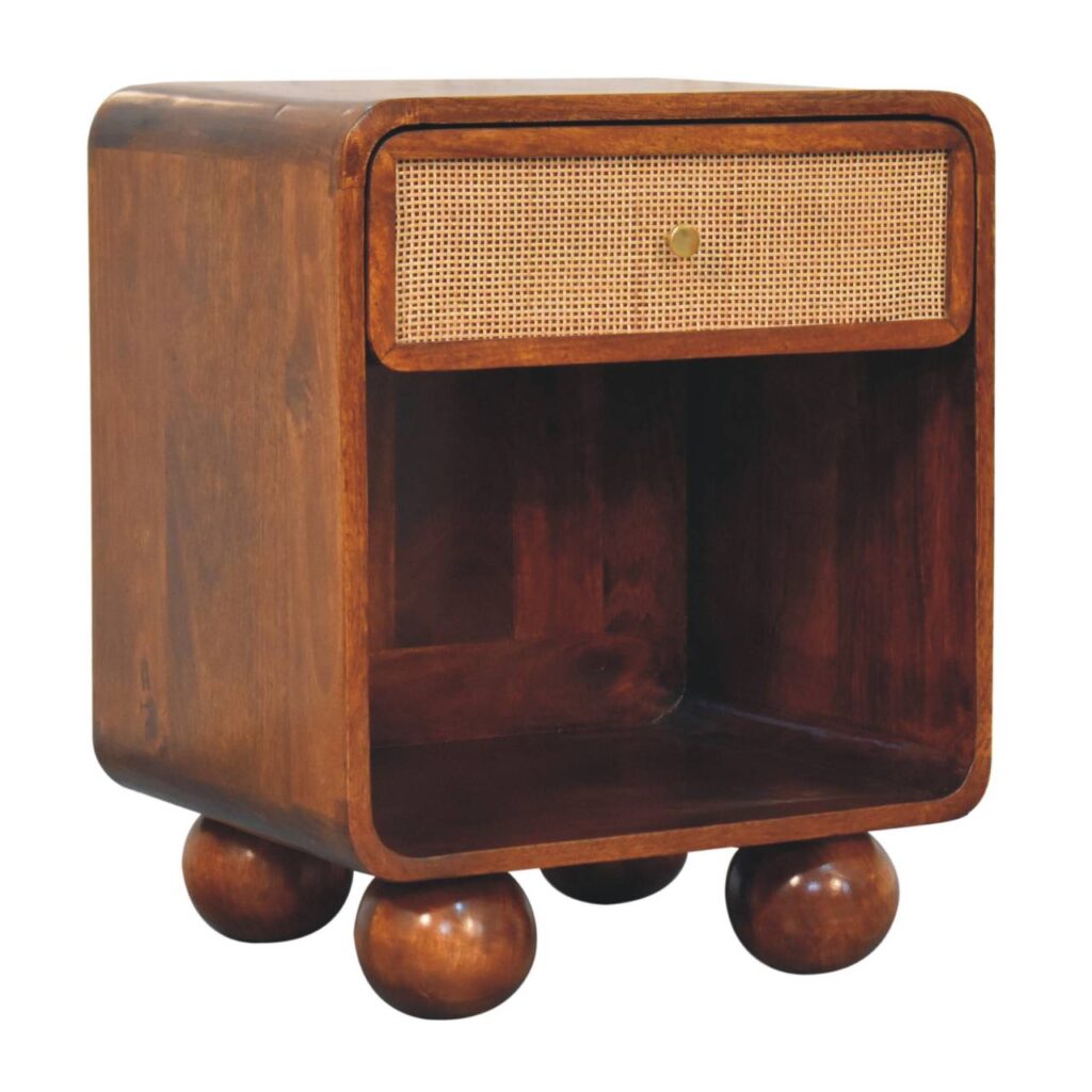 Chestnut Open Woven Bedside - Image 3