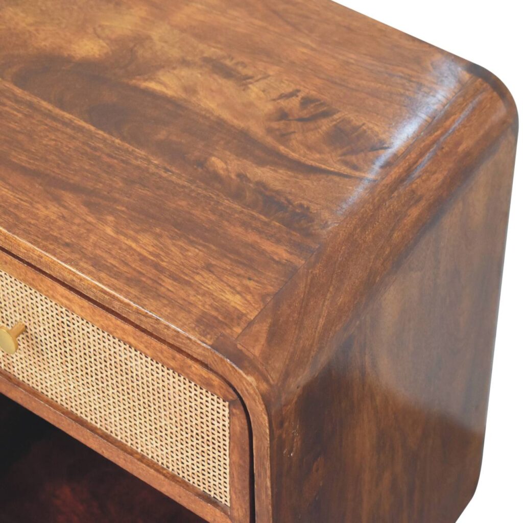 Chestnut Open Woven Bedside - Image 6