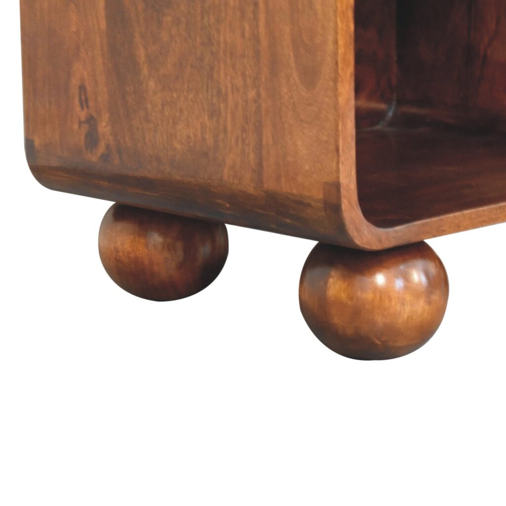 Chestnut Open Woven Bedside - Image 8