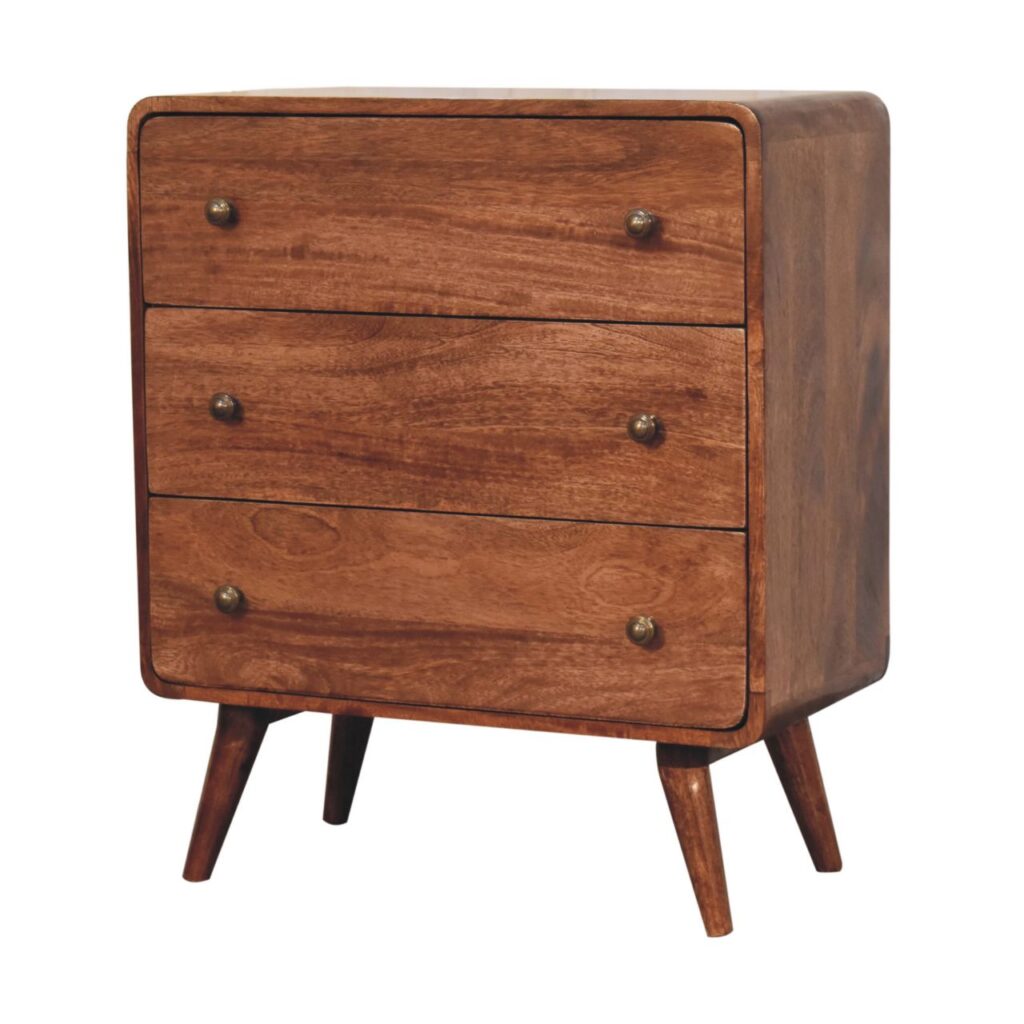 Curved Honey Caramel Chest - Image 2