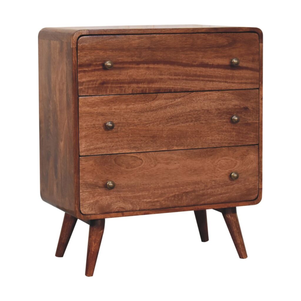 Curved Honey Caramel Chest - Image 3