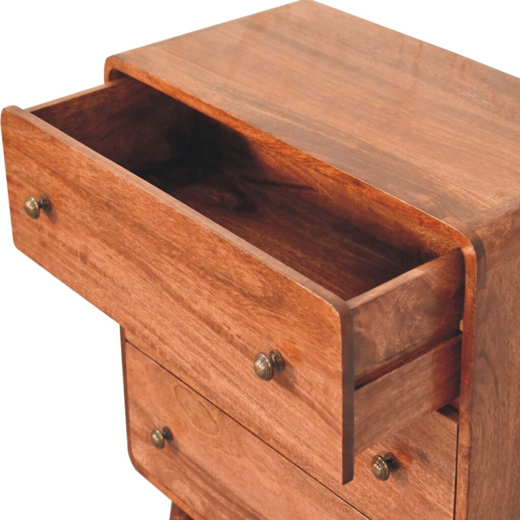 Curved Honey Caramel Chest - Image 6