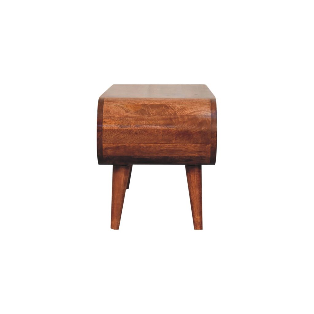 Amaya Nordic Style Honey Caramel Coffee Table - Image 9