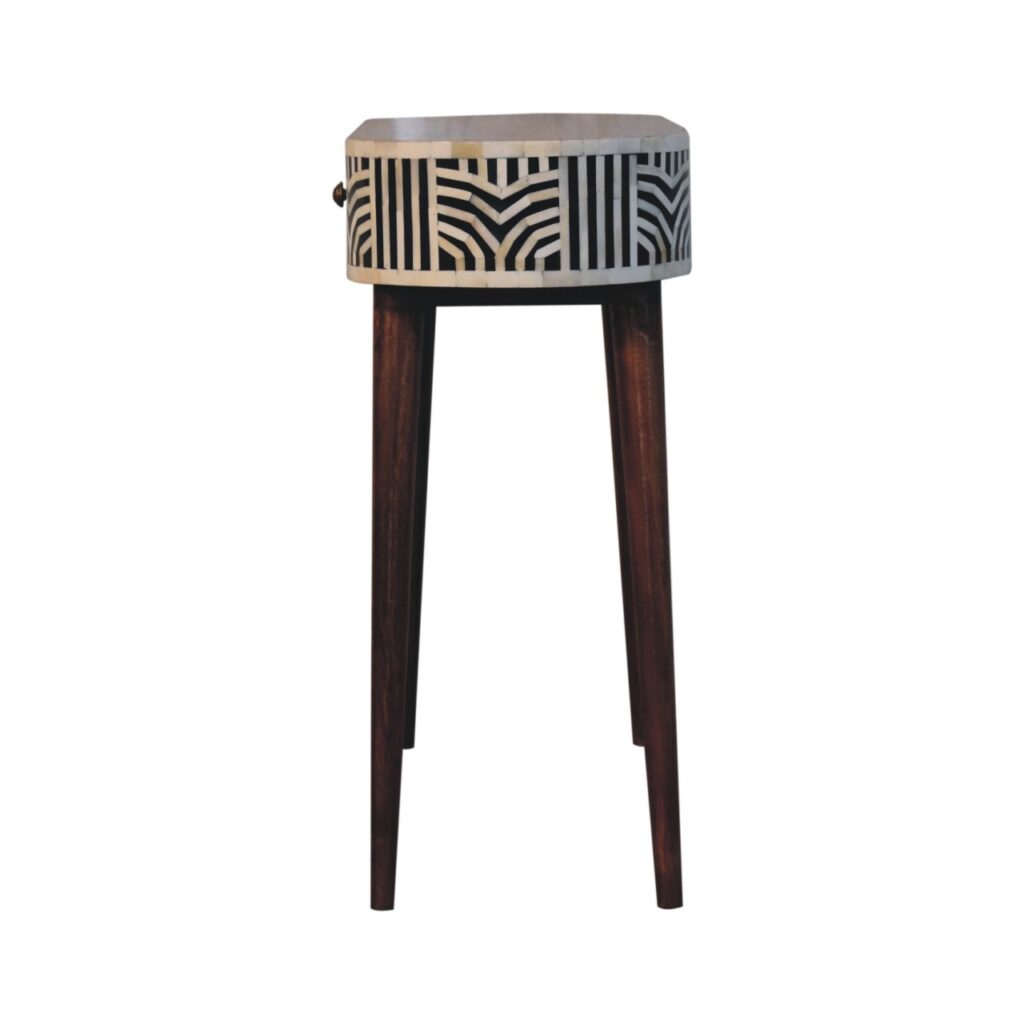 Honey Caramel Edessa Bone Inlay Console Table - Image 8