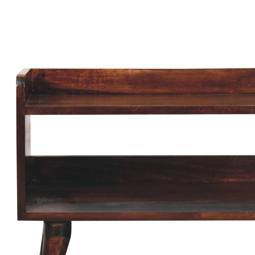 California Walnut Nordic Storage Bench - Image 5