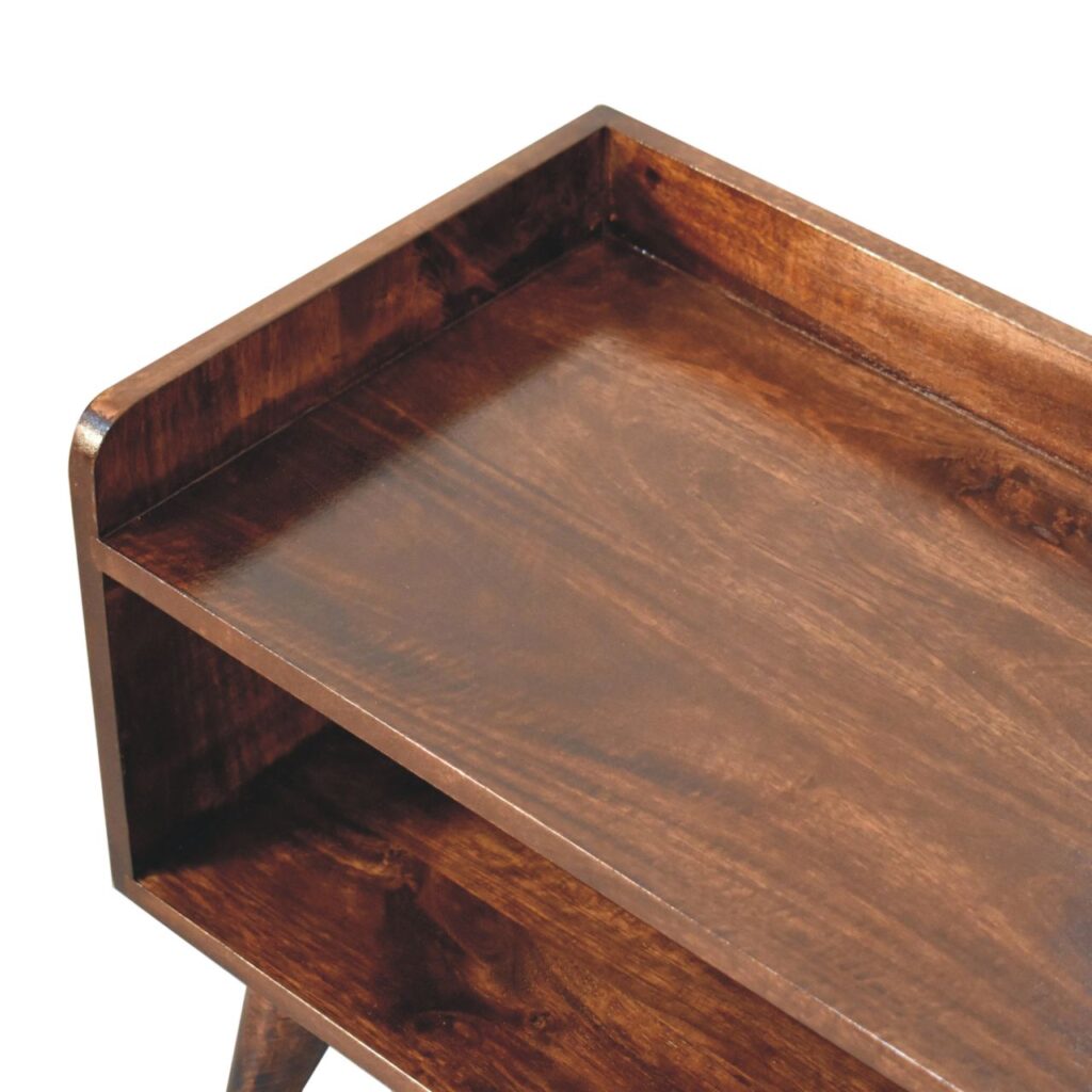 California Walnut Nordic Storage Bench - Image 6