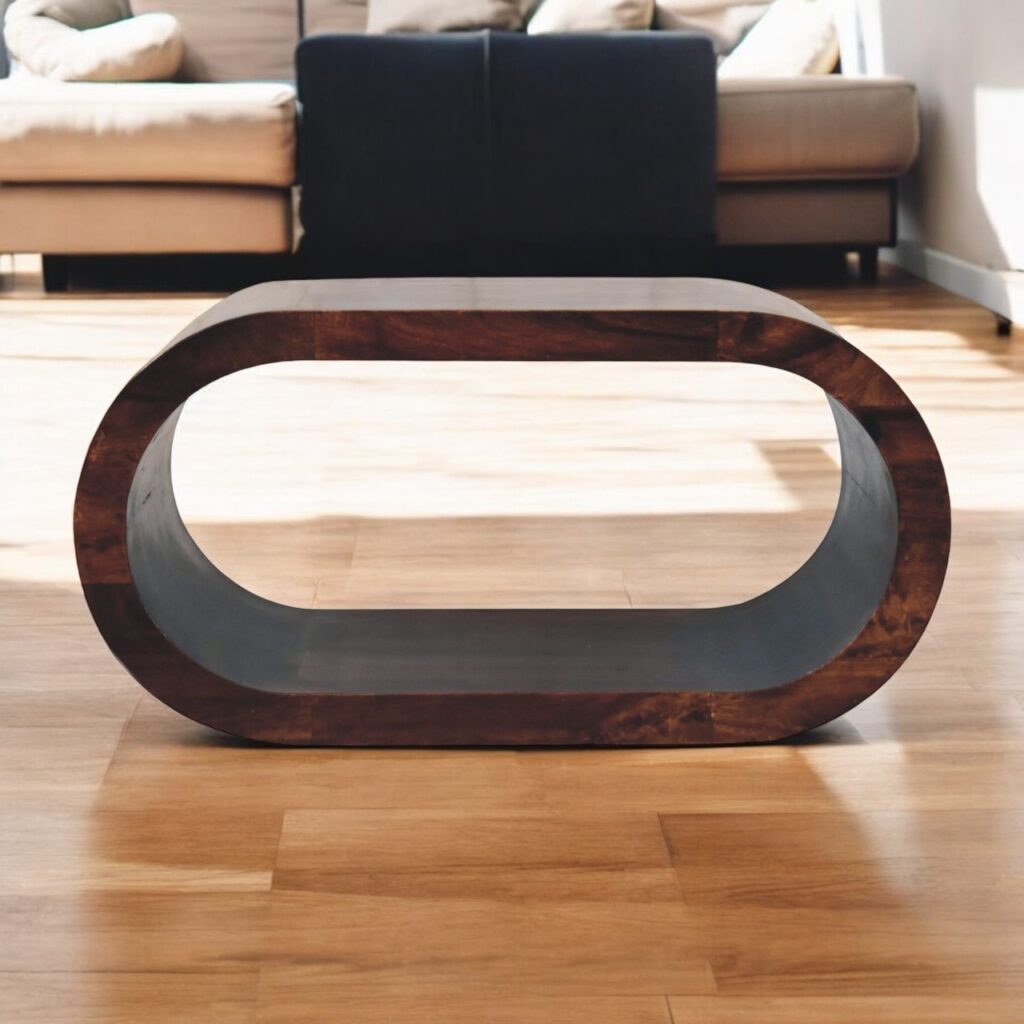 Amaya California Walnut Coffee Table - Image 9