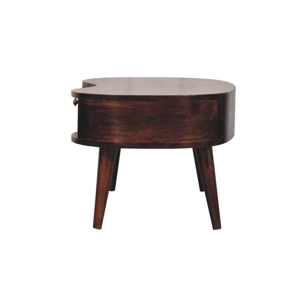 California Walnut Wave Coffee Table - Image 9