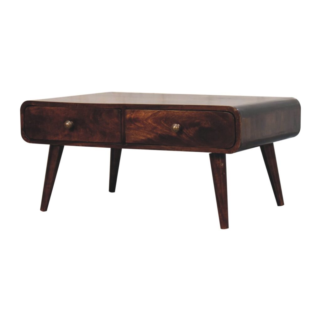 California Walnut Sonata Coffee Table - Image 2