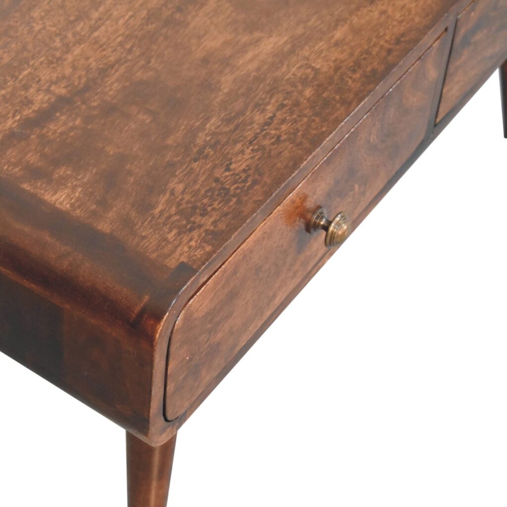 California Walnut Sonata Coffee Table - Image 4