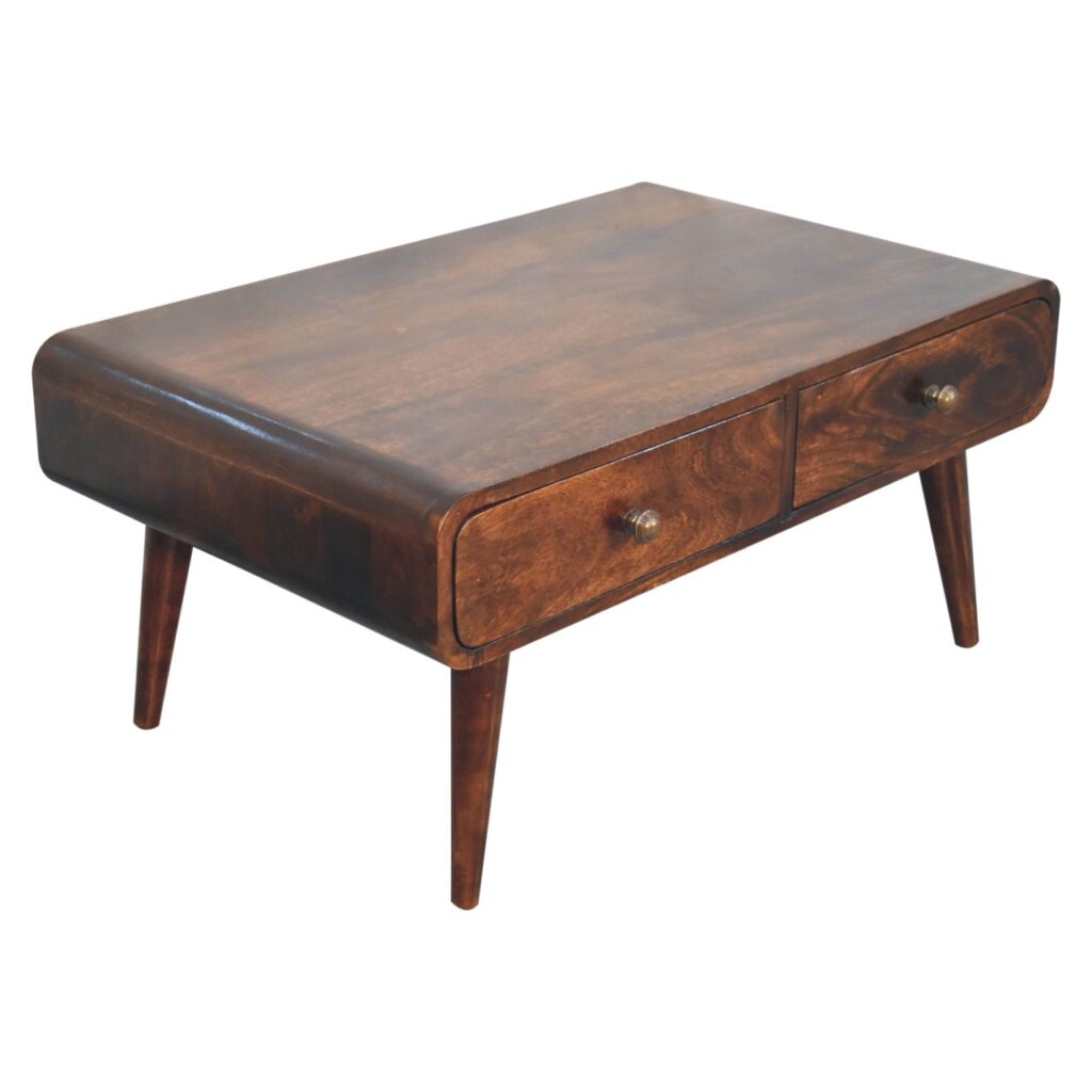 California Walnut Sonata Coffee Table - Image 5