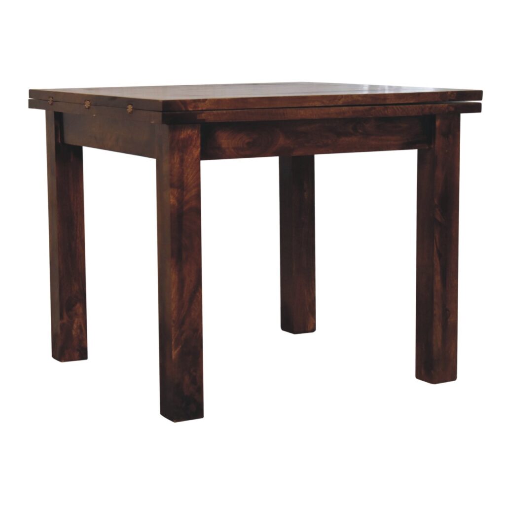 California Walnut Extendable Butterfly Dining Table - Image 2