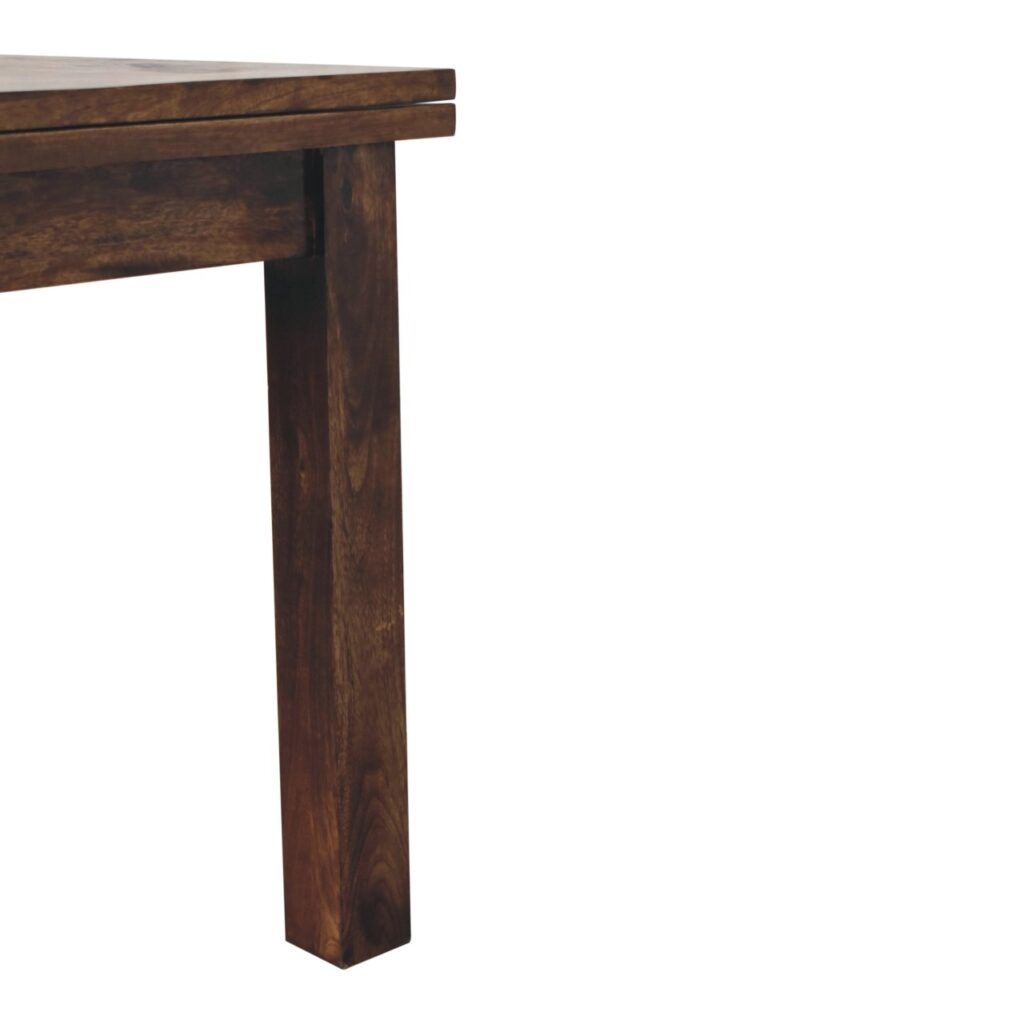 California Walnut Extendable Butterfly Dining Table - Image 7