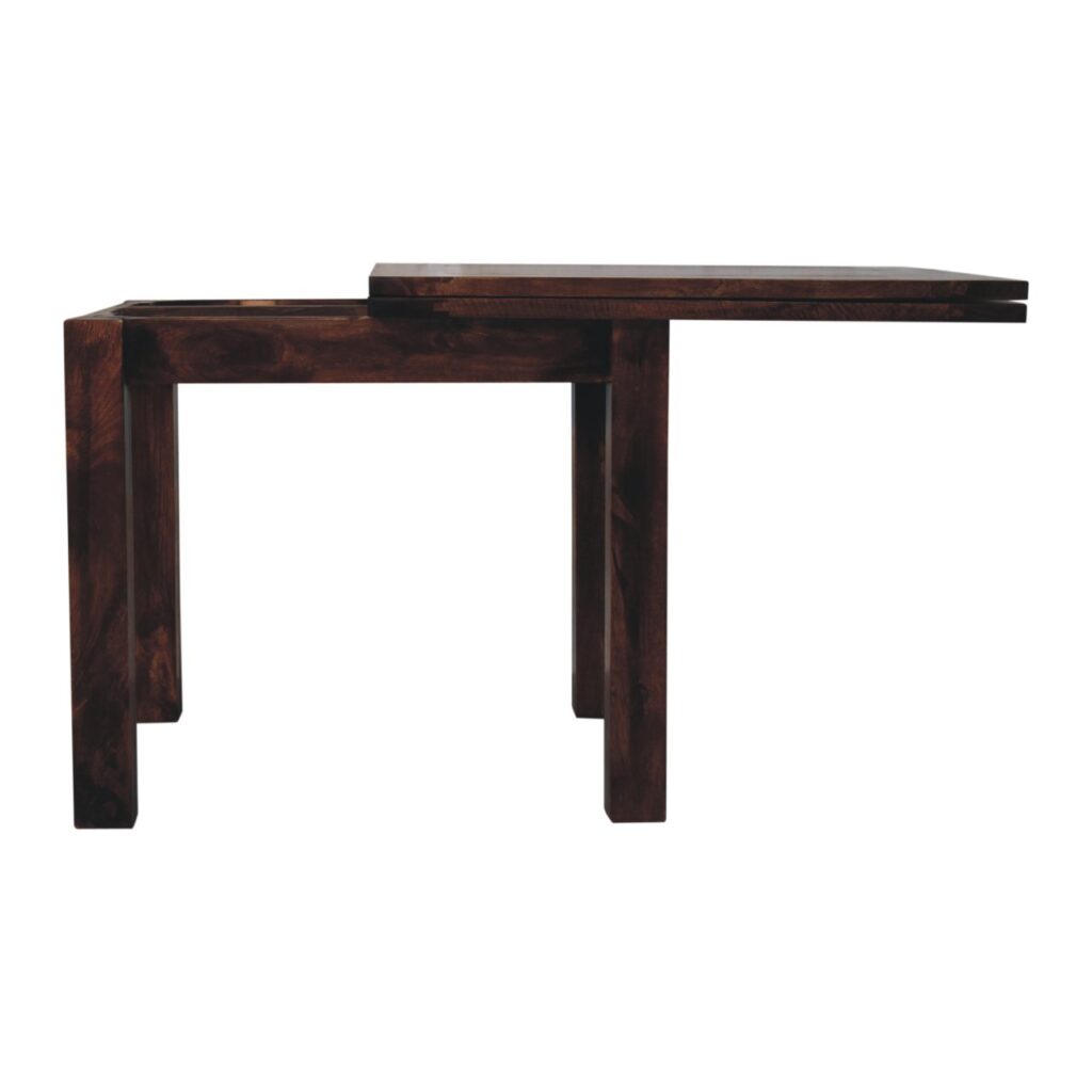 California Walnut Extendable Butterfly Dining Table - Image 8