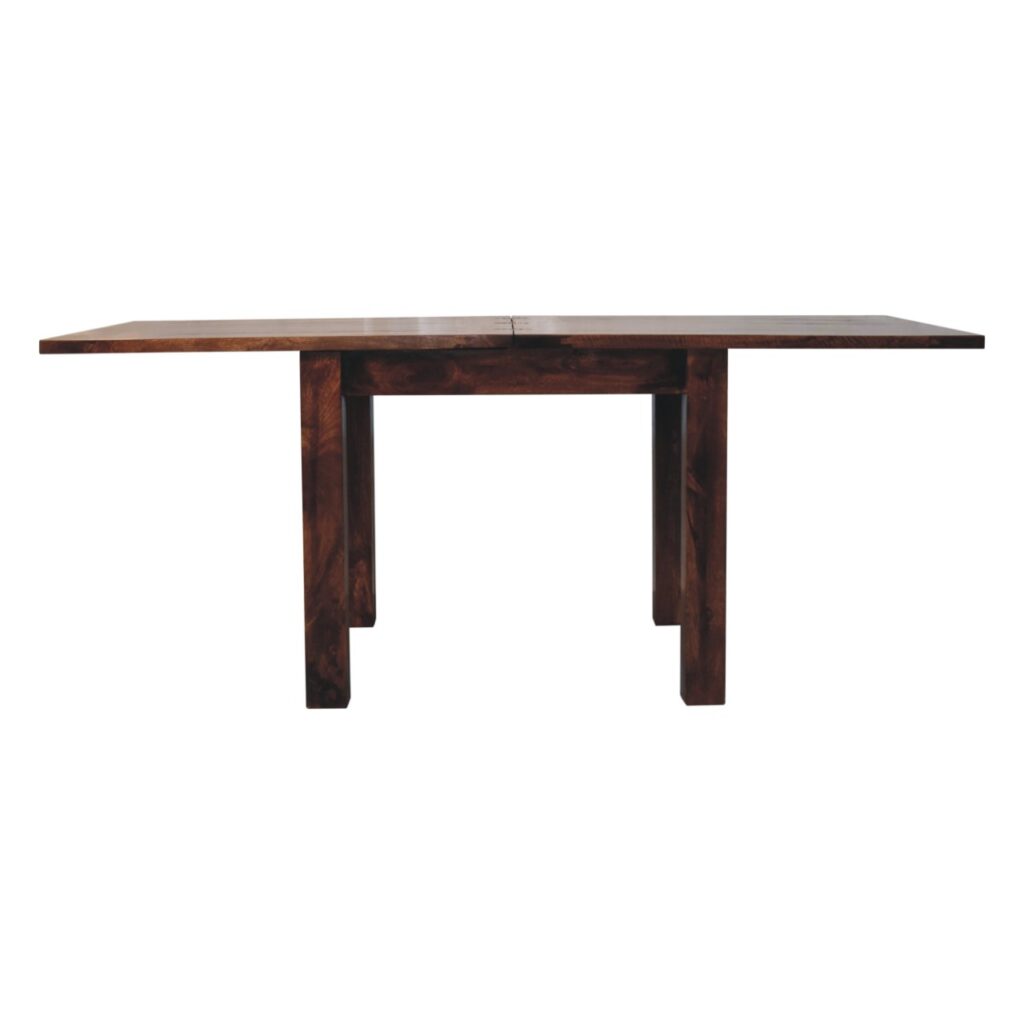 California Walnut Extendable Butterfly Dining Table - Image 9