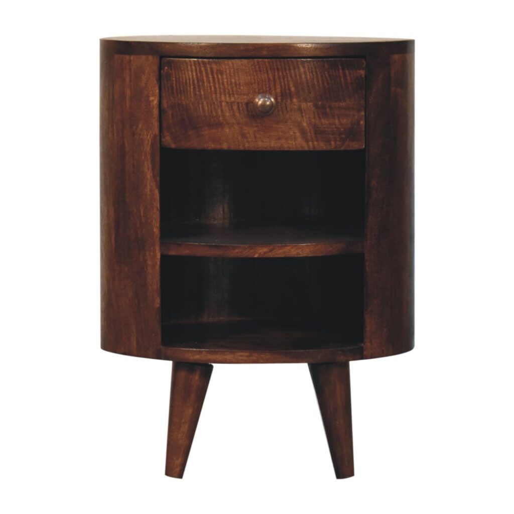 Cortez California Walnut Bedside - Image 2