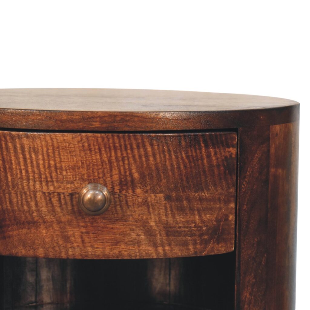 Cortez California Walnut Bedside - Image 5